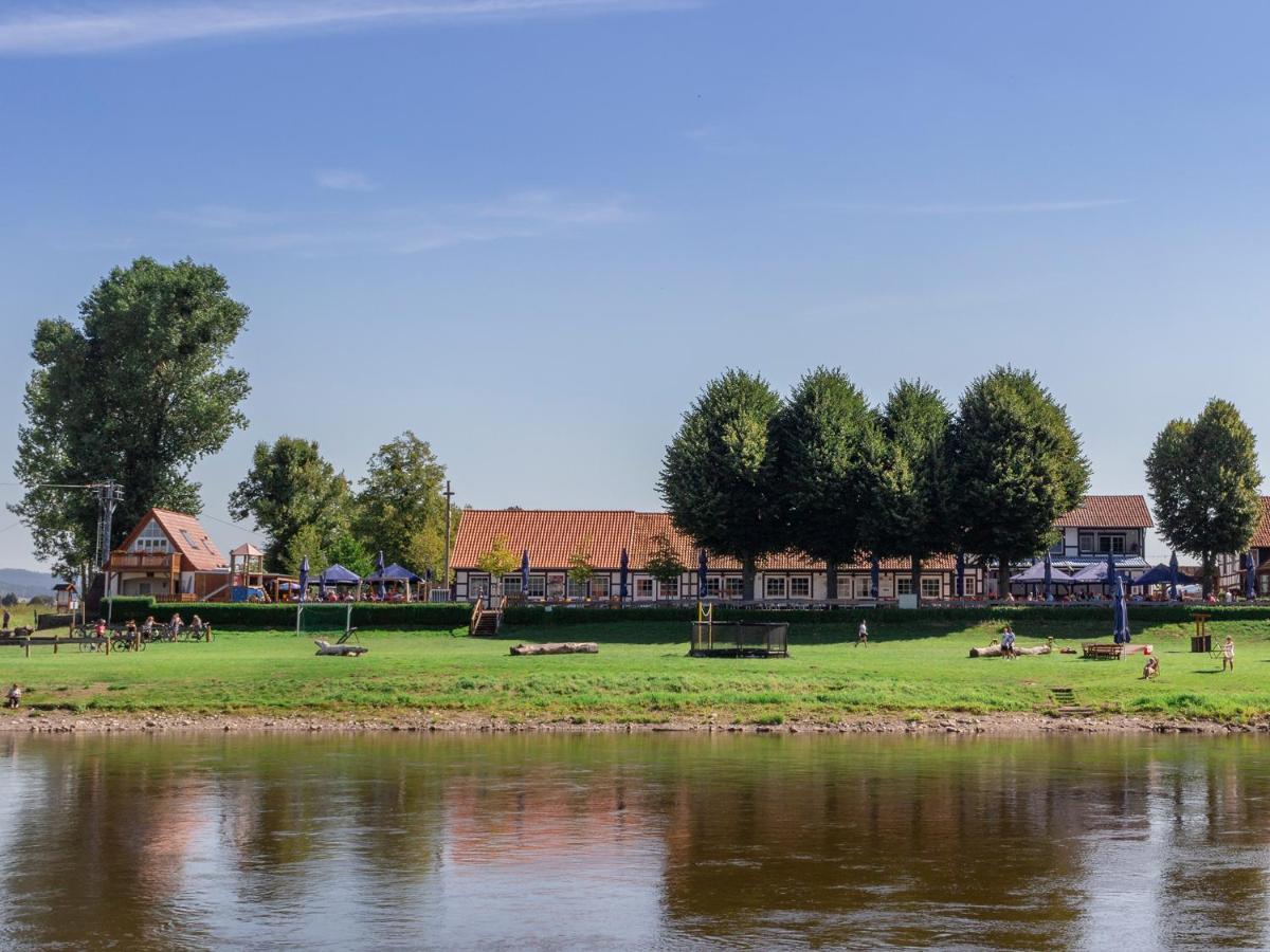 Hotel Grohnder Faehrhaus Emmerthal Dış mekan fotoğraf