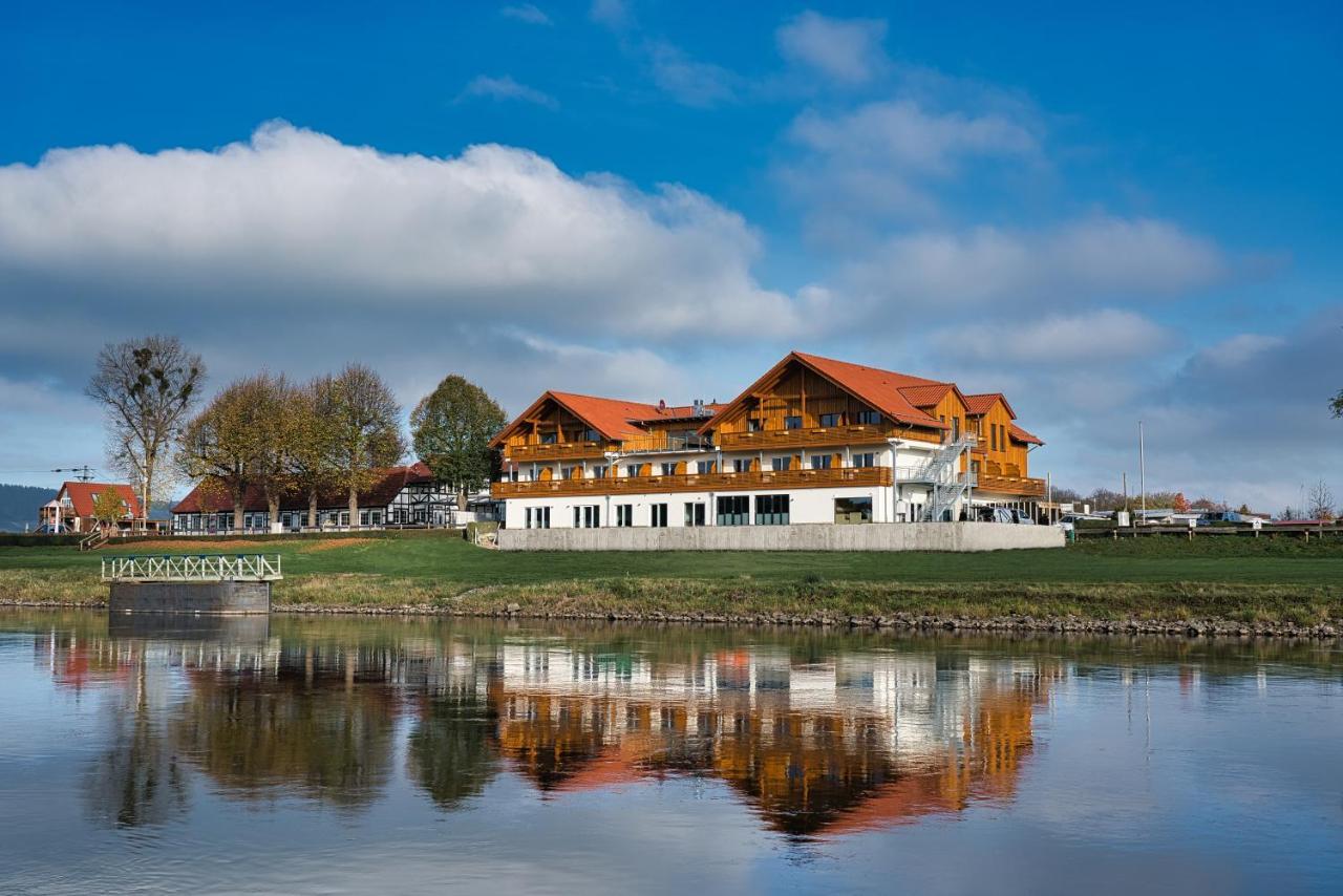 Hotel Grohnder Faehrhaus Emmerthal Dış mekan fotoğraf
